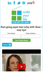 Mobile Screenshot of orderyourlife.net